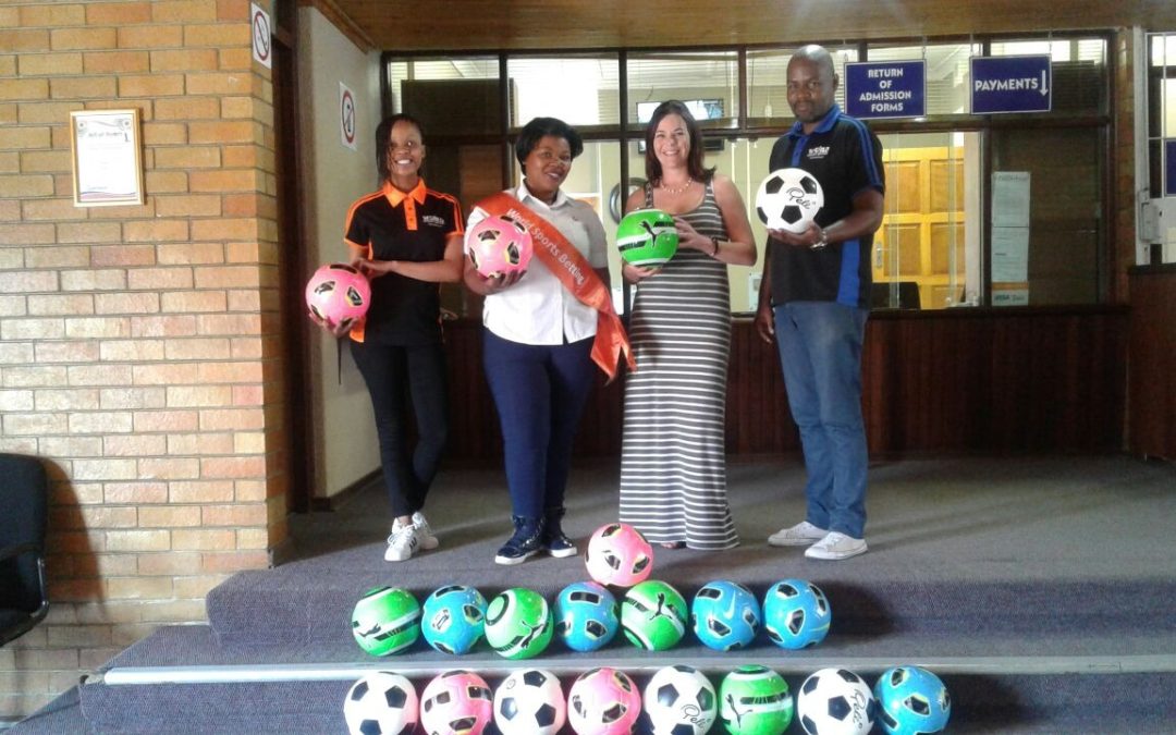 Paardekraal Primary gets a visit from World Sports Betting Krugersdorp