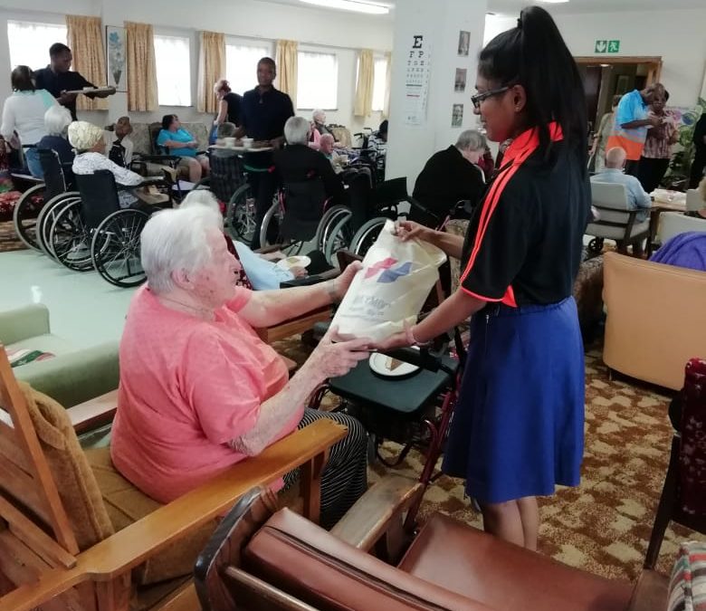 World Sports Betting Delivers a new pair of shoes to all the residents of Nazareth house Oct 2018