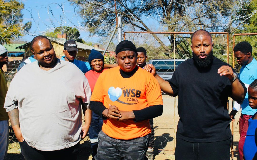 Cassper Nyovest and WSB Cares Give Back in Mahikeng