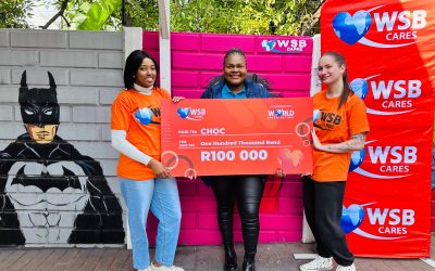 WSB Cares Hands Over R100,000 to CHOC Foundation
